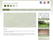 Tablet Screenshot of outside-spaces.com